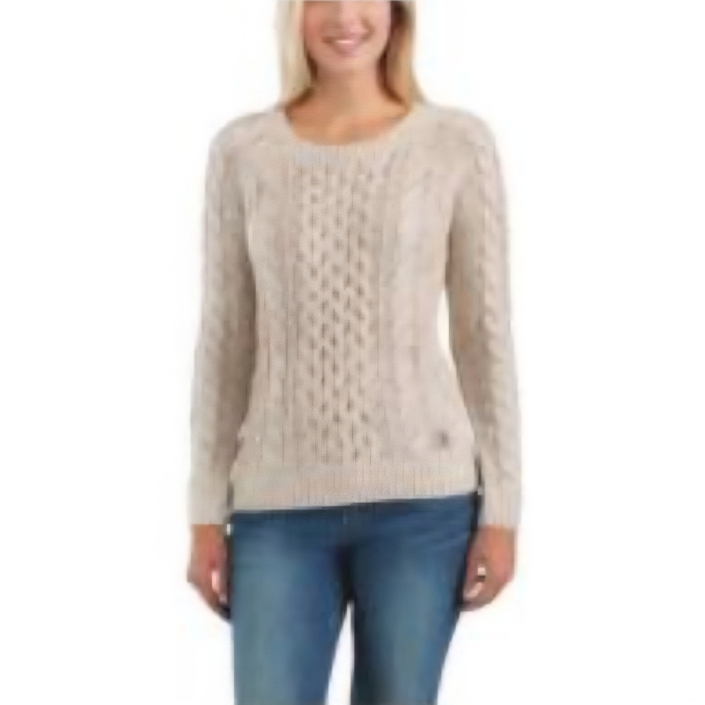 CARHARTT Cream Cable-Knit Sweater. Size Medium (8/10)